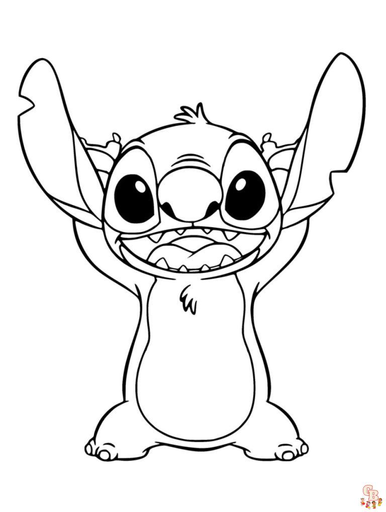 Stitch Coloring Pages - Printable & Free at GBcoloring