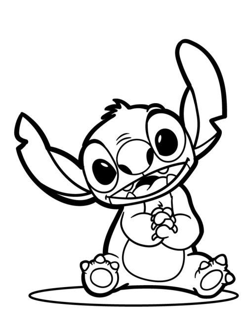 Stitch Coloring Pages - Printable & Free at GBcoloring