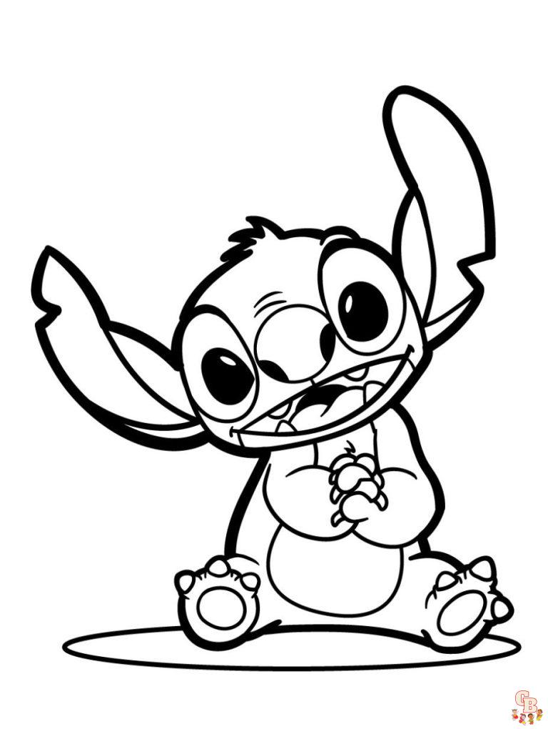 Stitch Coloring Pages - Printable & Free at GBcoloring