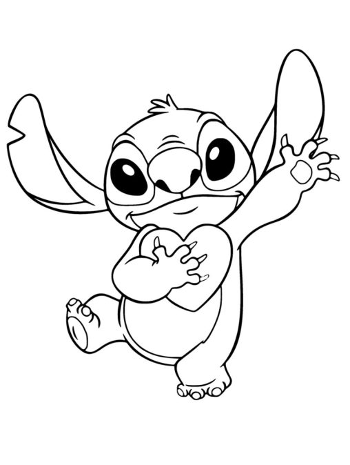 Stitch Coloring Pages - Printable & Free at GBcoloring