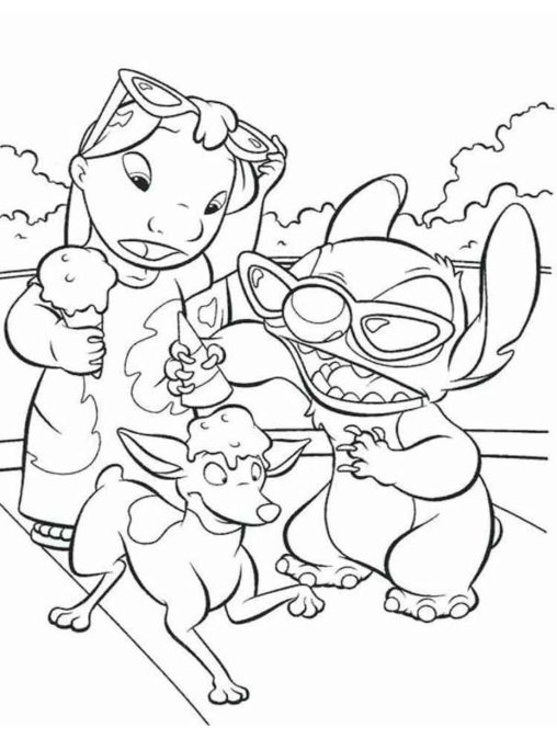 Stitch Coloring Pages - Printable & Free at GBcoloring