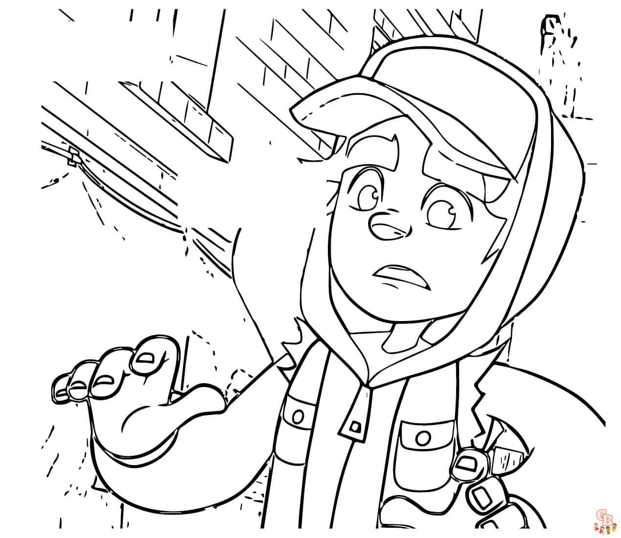 Subway Surfers coloring pages free