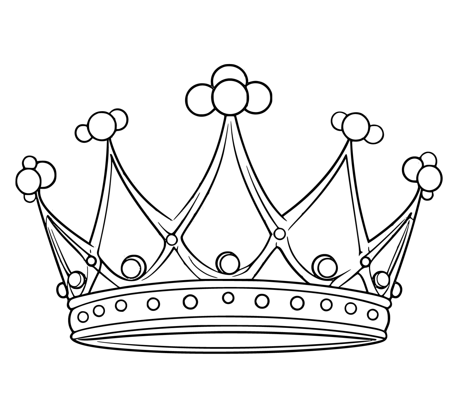 Printable Tiara Coloring Pages Free For Kids And Adults