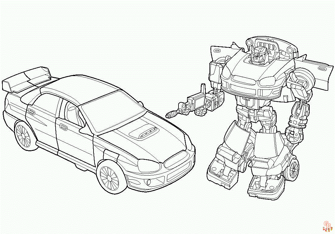 Tobot coloring pages free