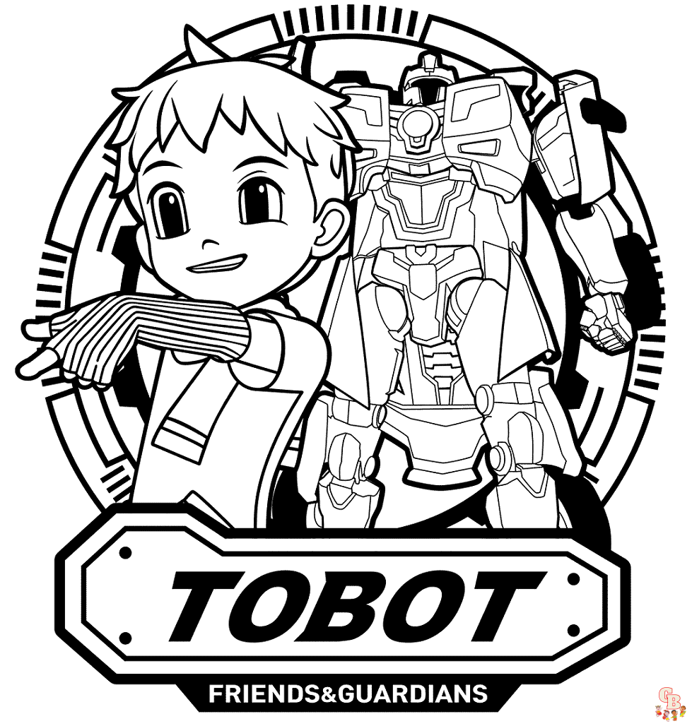 Tobot coloring pages printable free