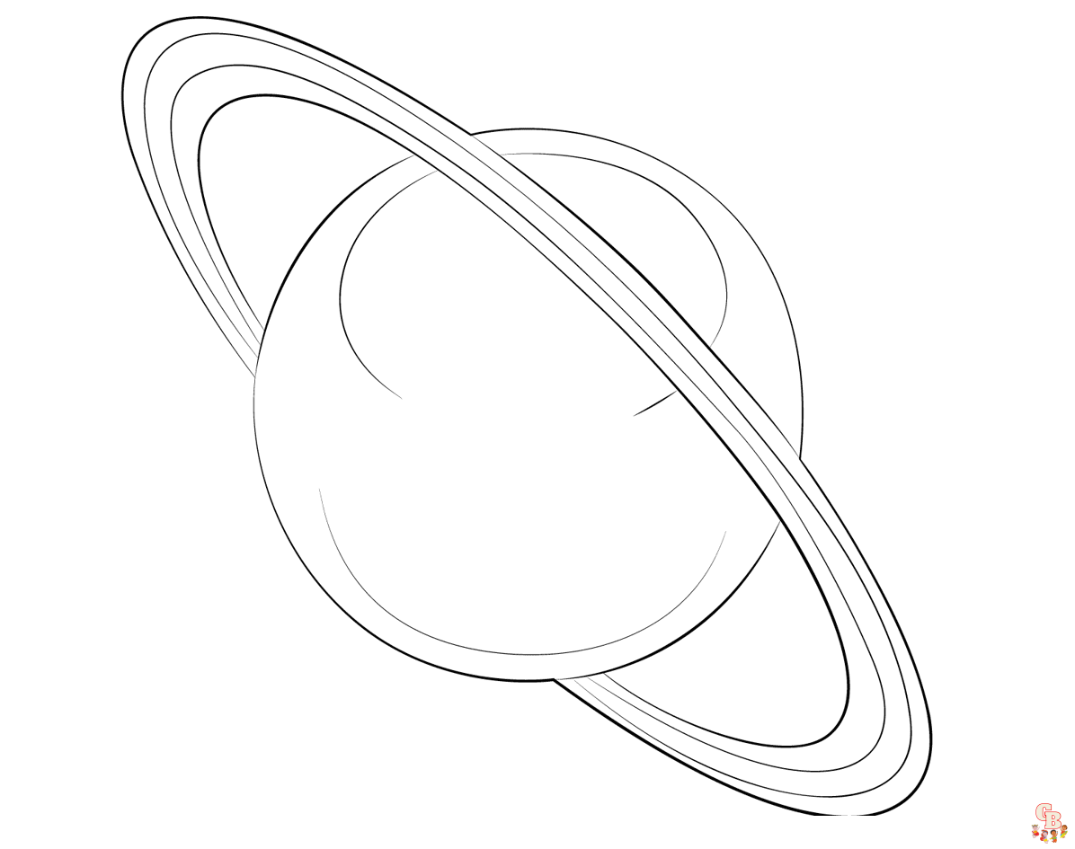 planet uranus drawing
