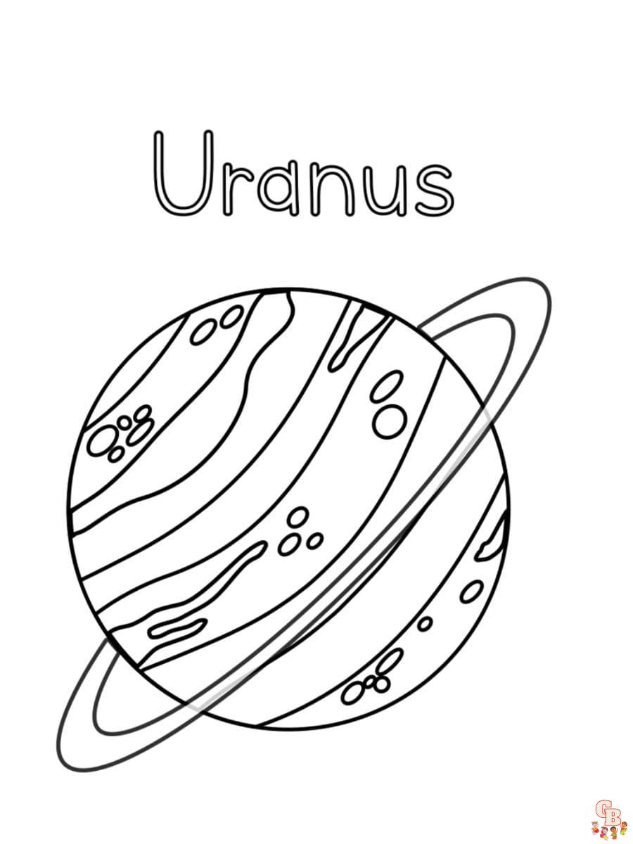 Uranus coloring pages