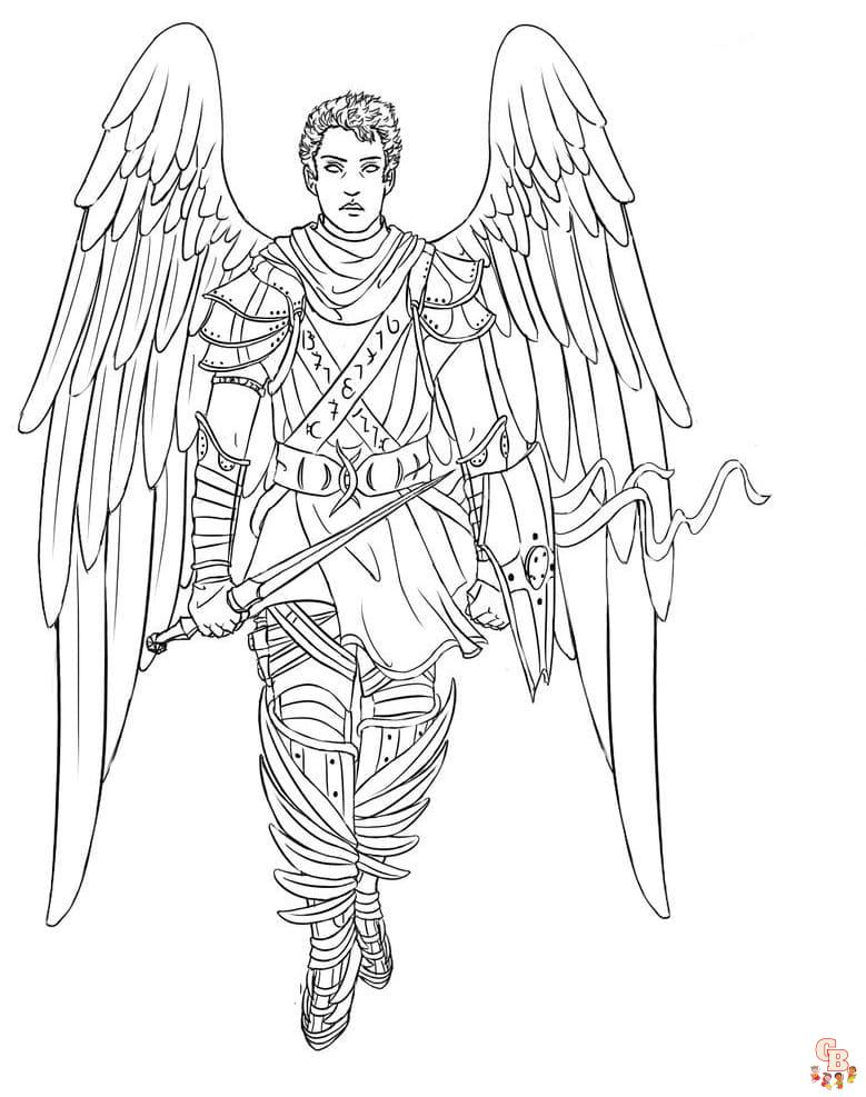 Warrior coloring pages to print