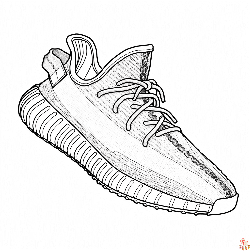 Yeezy Coloring Sheets