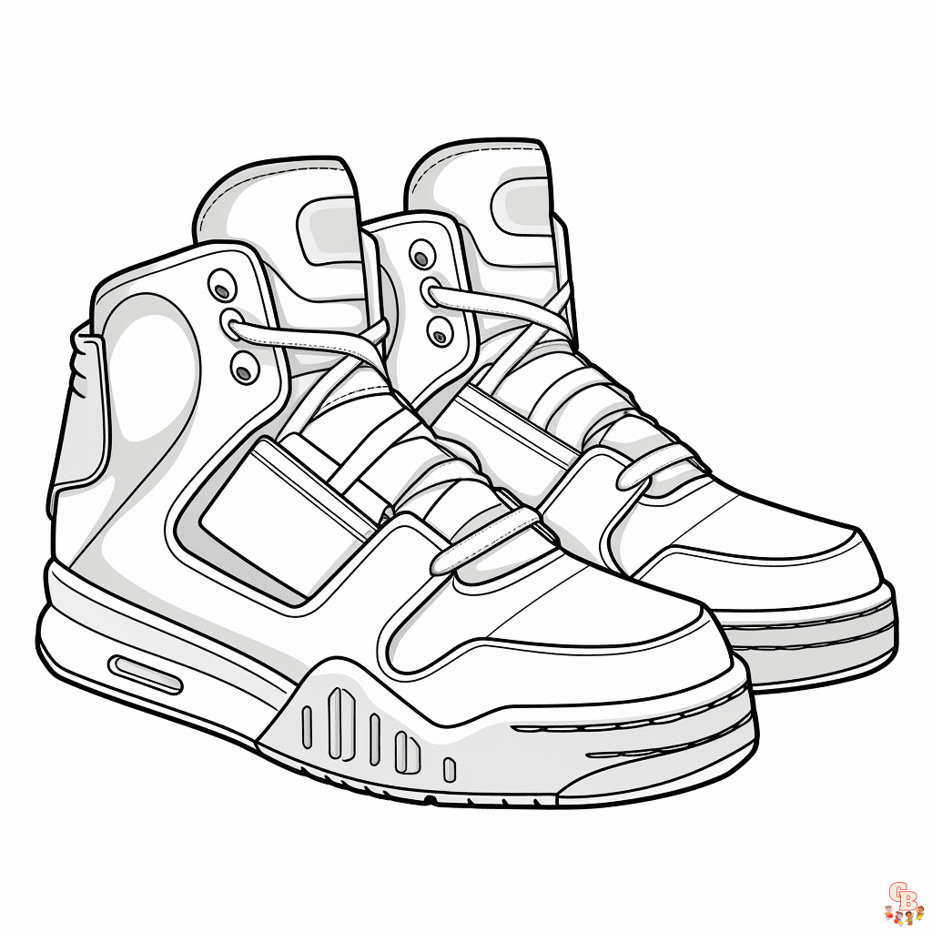 Yeezy coloring pages printable