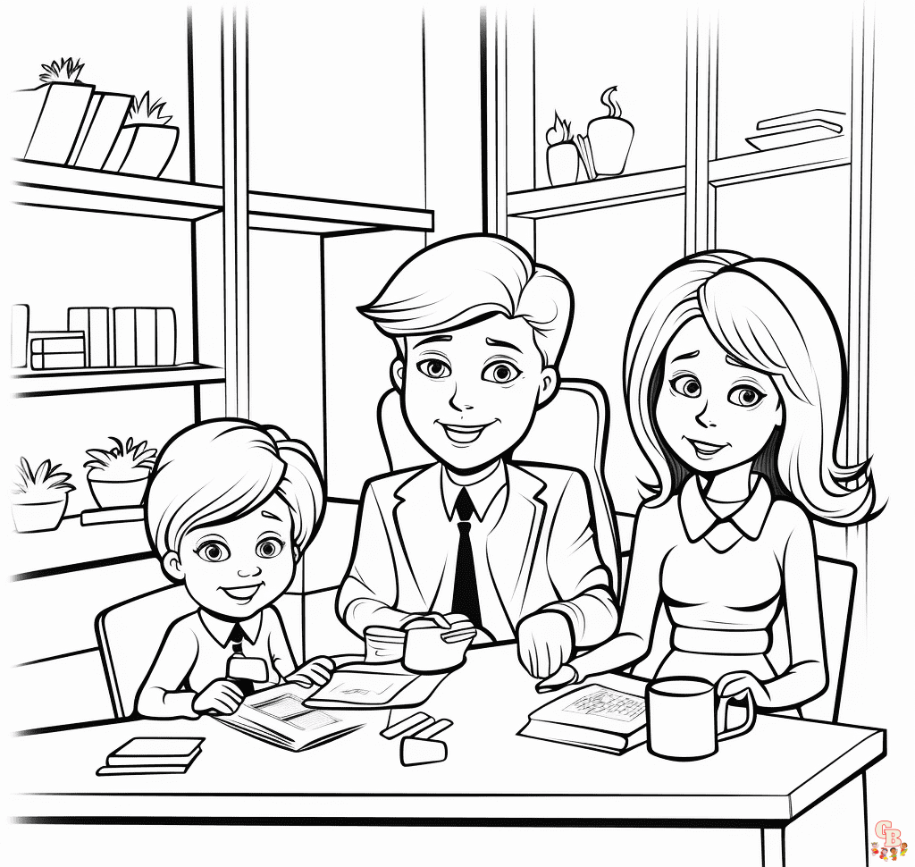 administrative professionals day coloring pages printable free