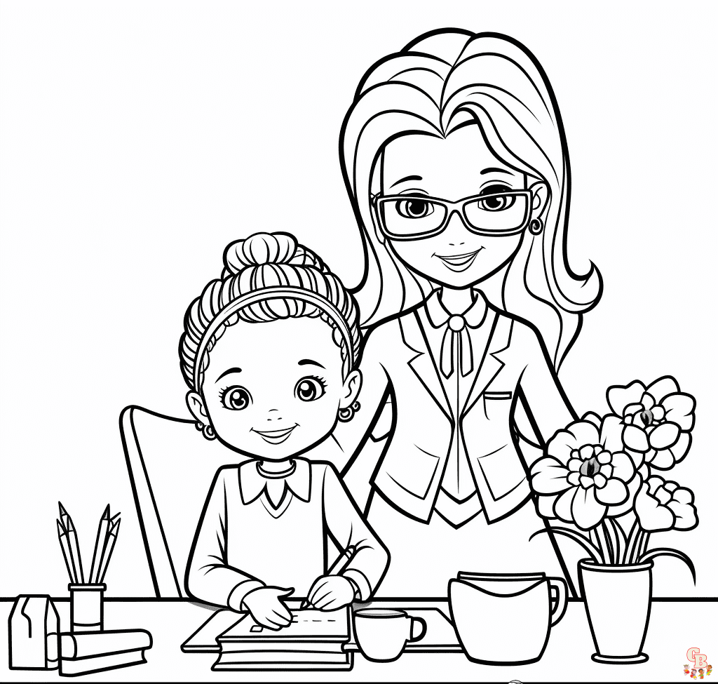 administrative professionals day coloring pages to print