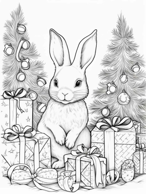 Bunny Coloring Pages for Kids - GBcoloring