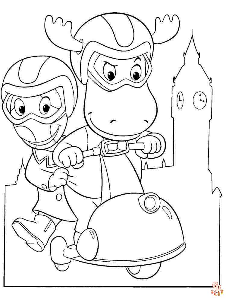 backyardigans coloring pages to print