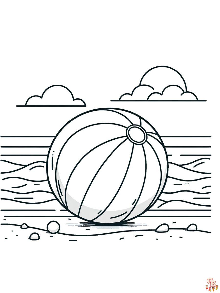 BEACH Coloring Pages