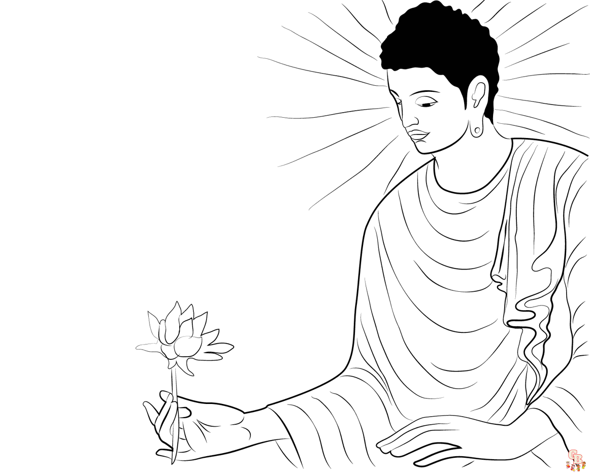 buddha coloring pages free