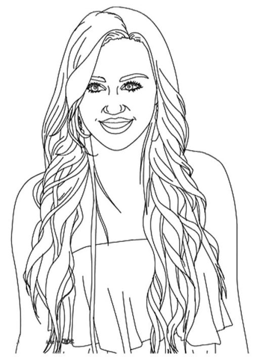 Printable Celebrity Coloring Pages Free For Kids And Adults