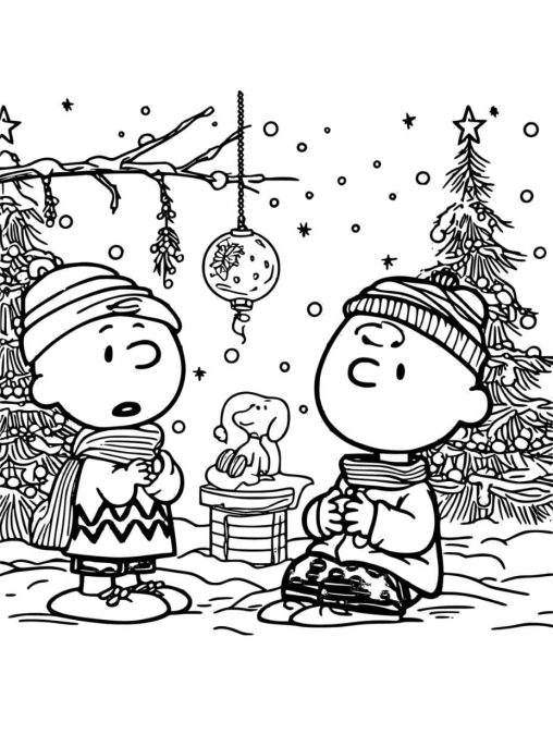 Printable Charlie Brown Coloring Pages Free For Kids Ands Adults