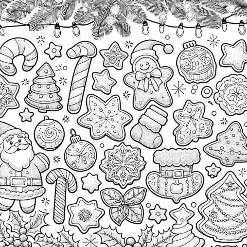 Free Cookies Coloring Pages for Kids - Printable and Easy