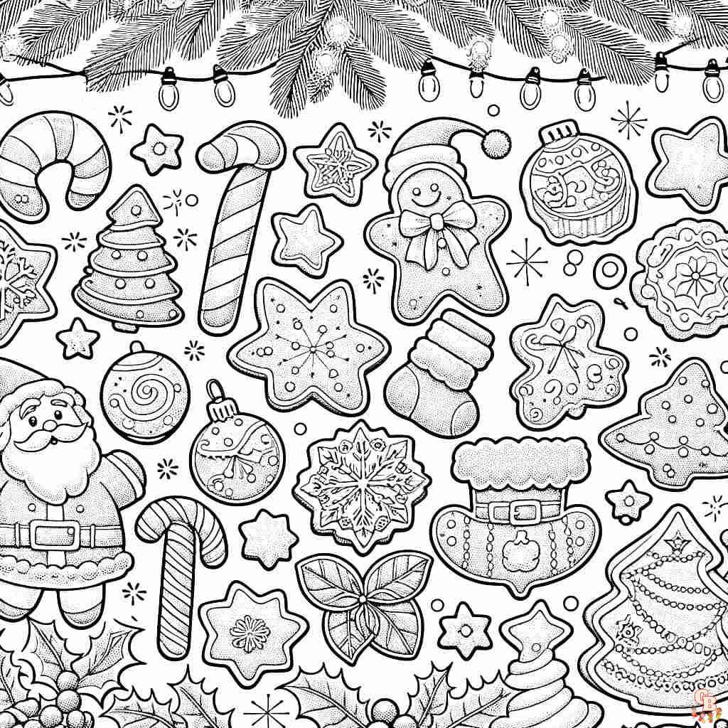 Cookies Coloring Pages