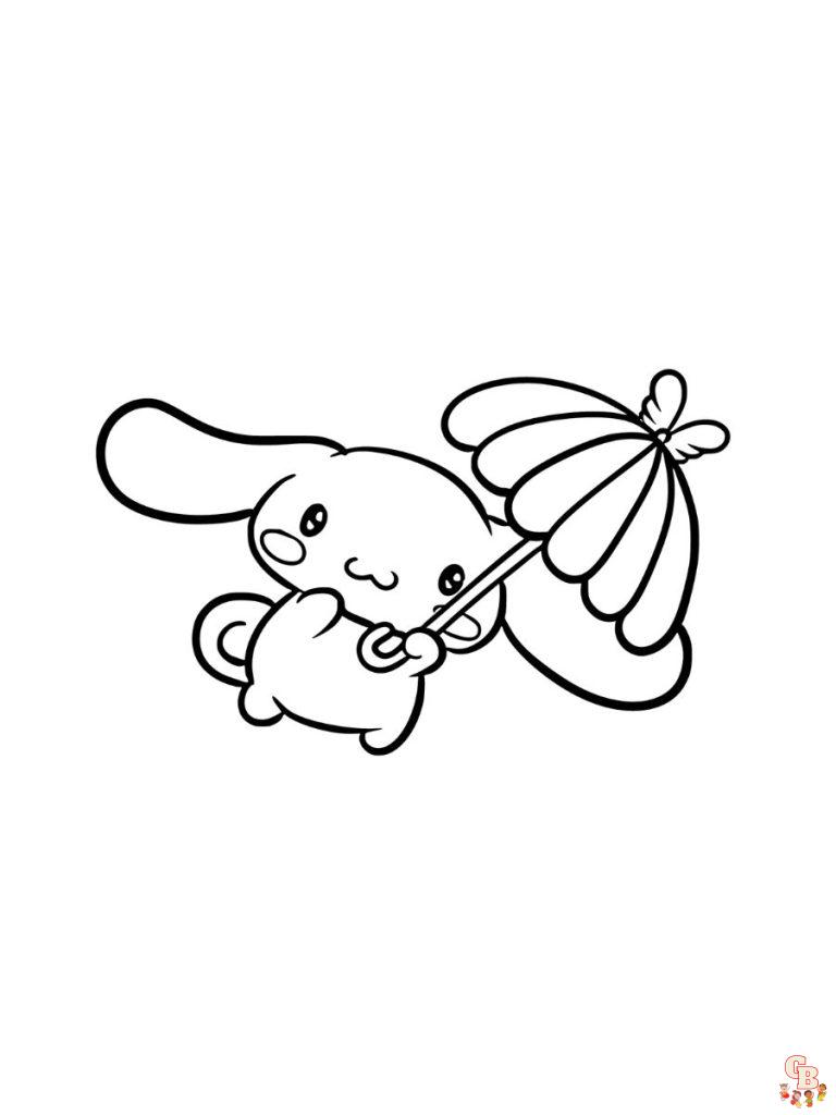 Cinnamoroll Coloring Pages Printable and Free