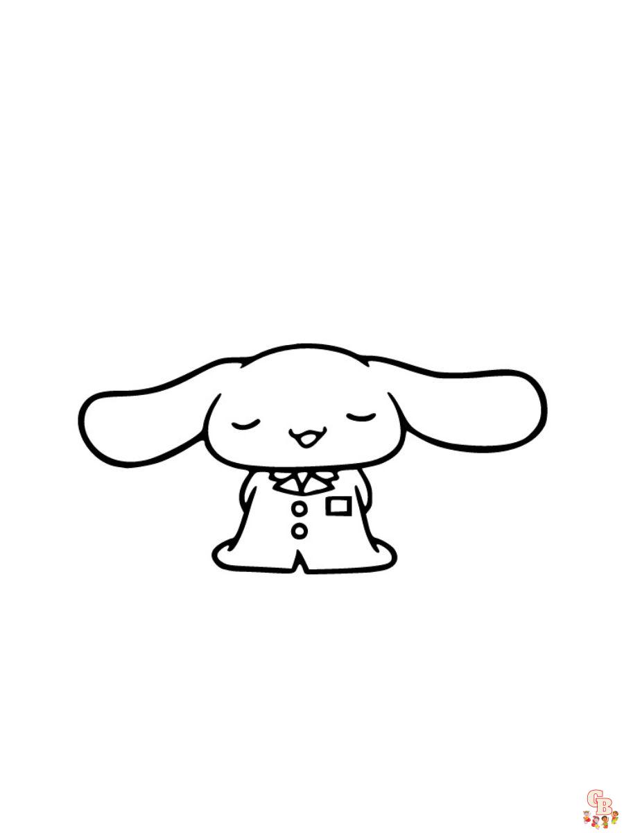 cinnamoroll coloring pages pdf