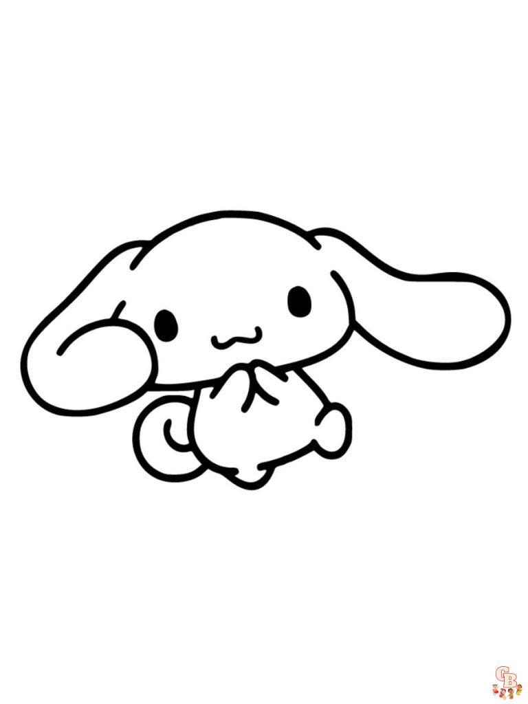 Cinnamoroll Coloring Pages Printable and Free