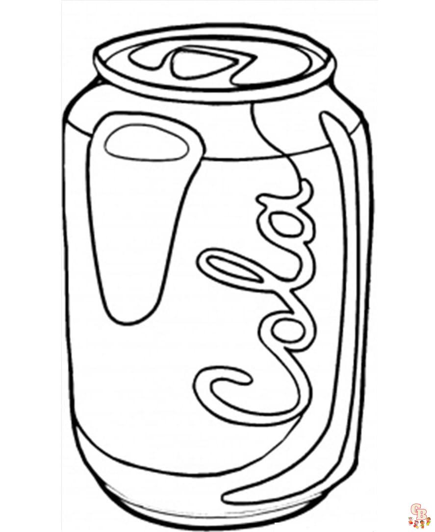 Printable Coca Cola Coloring Pages Free For Kids And Adults