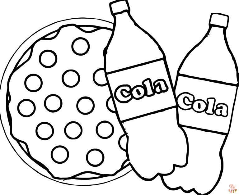 Printable Coca Cola Coloring Pages Free For Kids And Adults