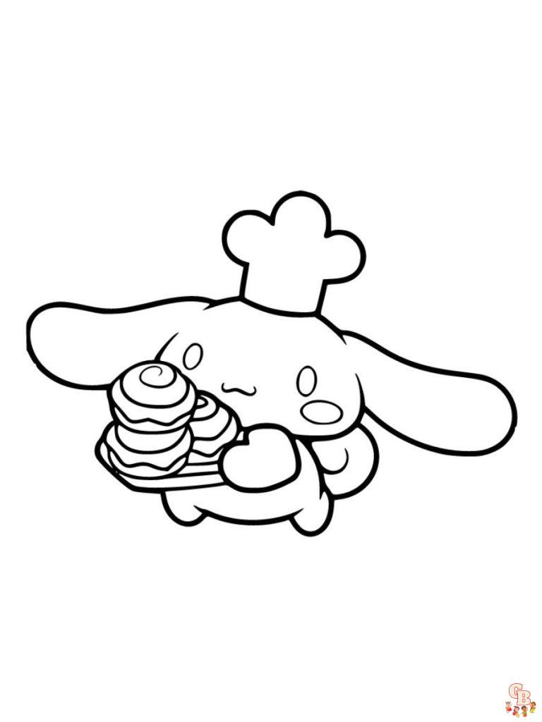 Cinnamoroll Coloring Pages Printable and Free