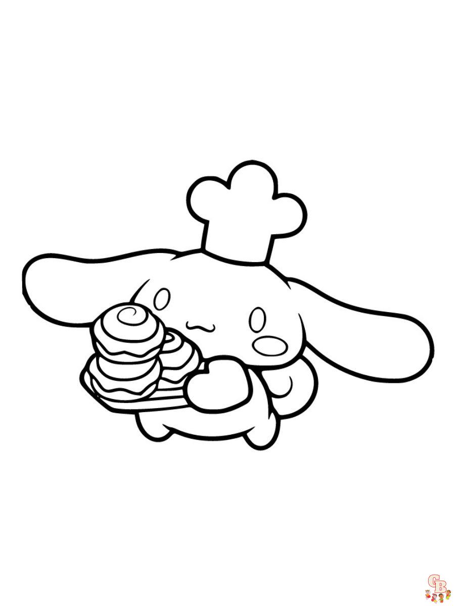 coloring pages of cinnamoroll