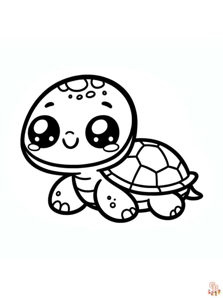 Turtle Coloring Pages - Free Printables for Kids