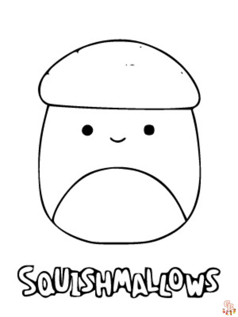 coloring pages squishmallow