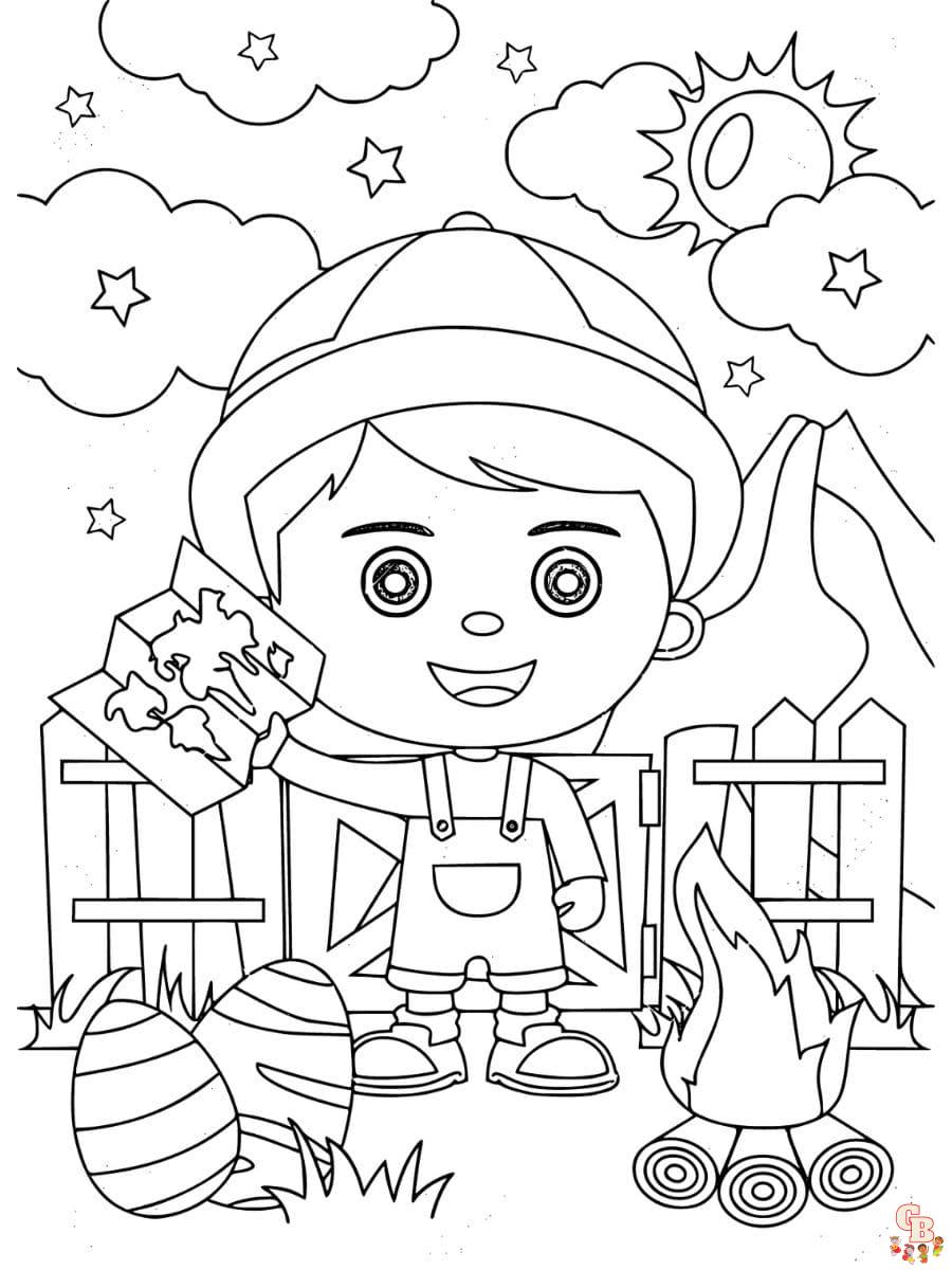 Printable Cub Scout Coloring Pages Free For Kids And Adults