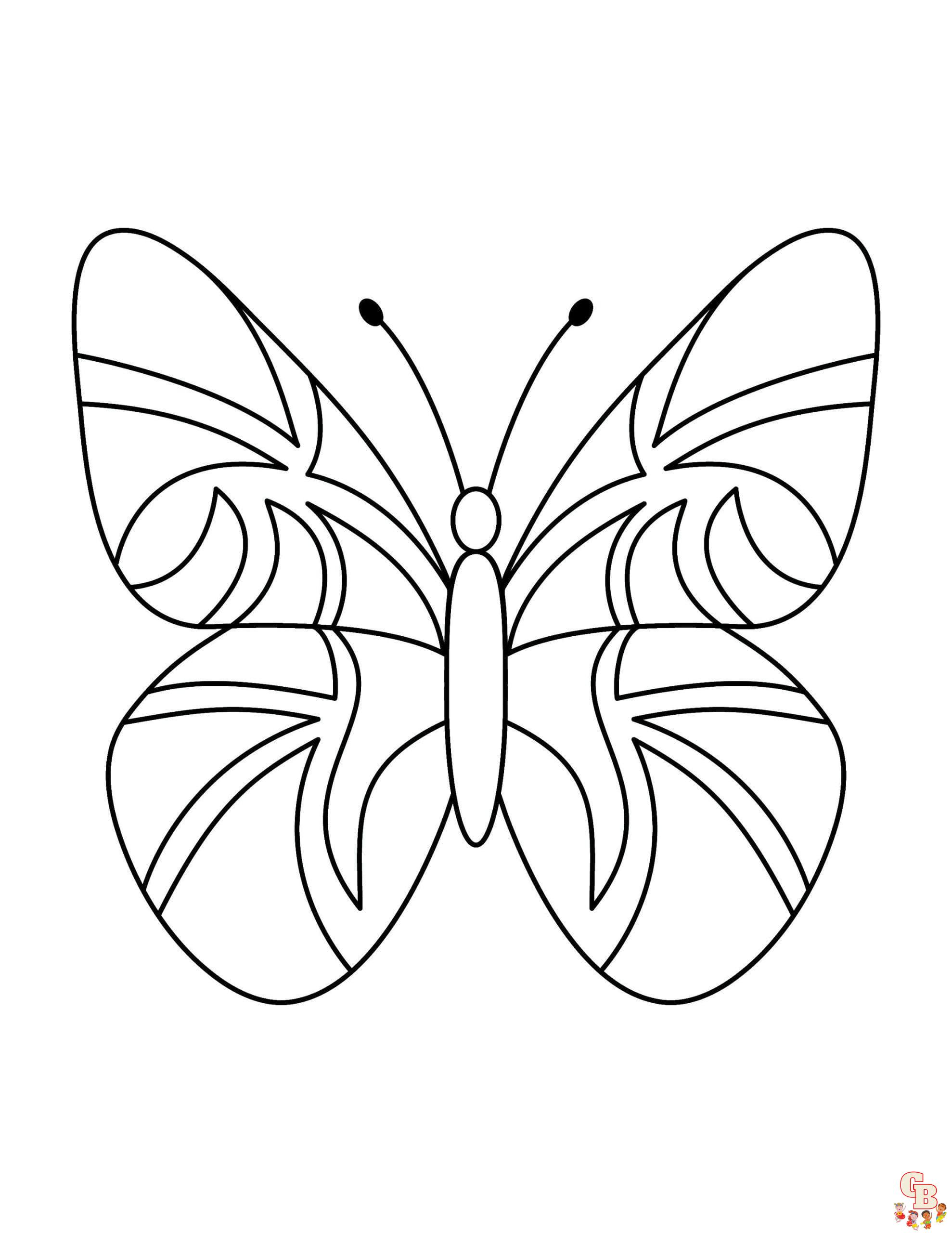cute printable butterfly coloring pages
