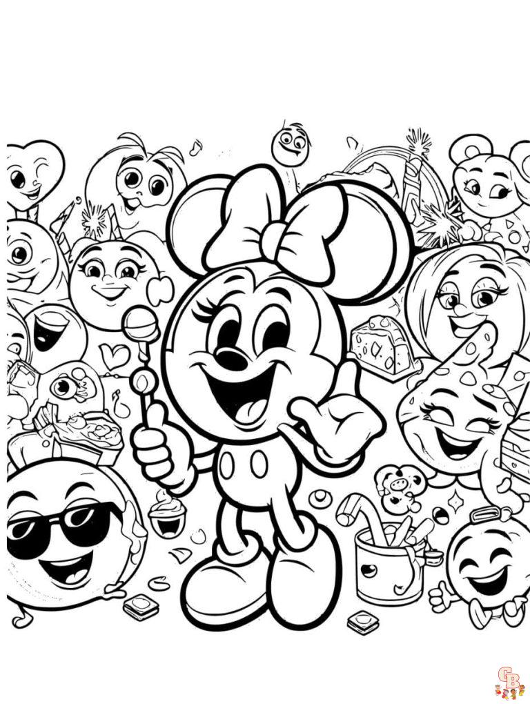 Get Creative With Free Printable Emoji Coloring Pages 