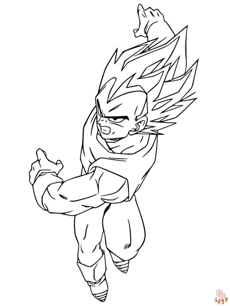 Dragon Ball Z Coloring Pages: Unleash Your Creativity