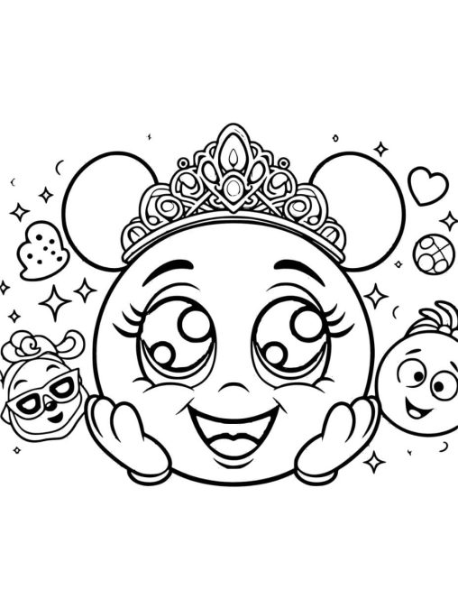 Get Creative with Free Printable Emoji Coloring Pages | GBcoloring