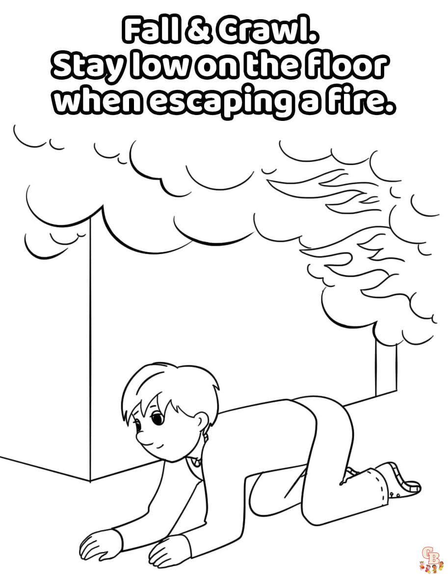 Printable Fire Safety Coloring Pages Free For Kids And Adults