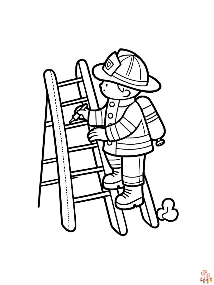 firefighter coloring pages printable