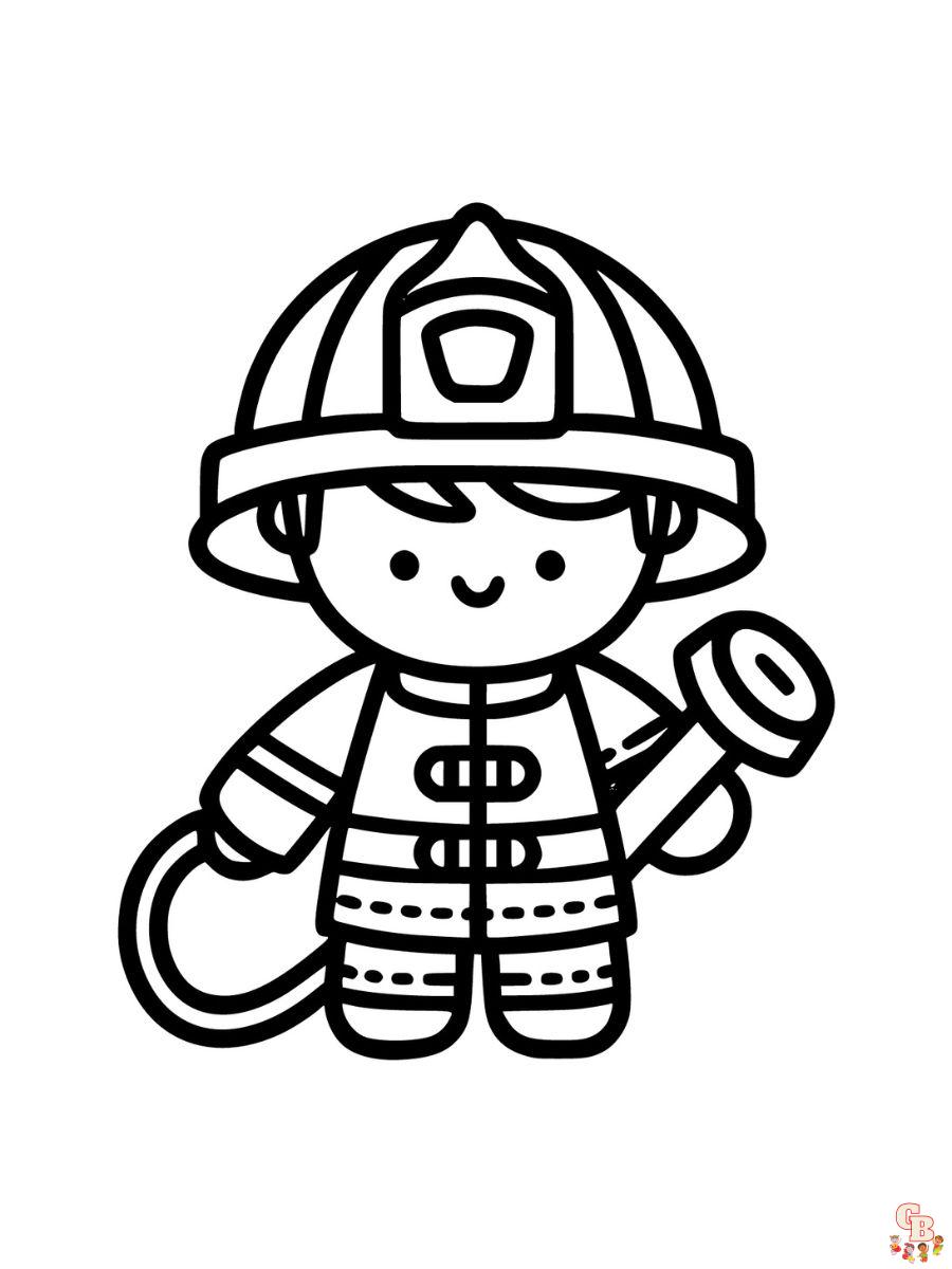fireman coloring pages