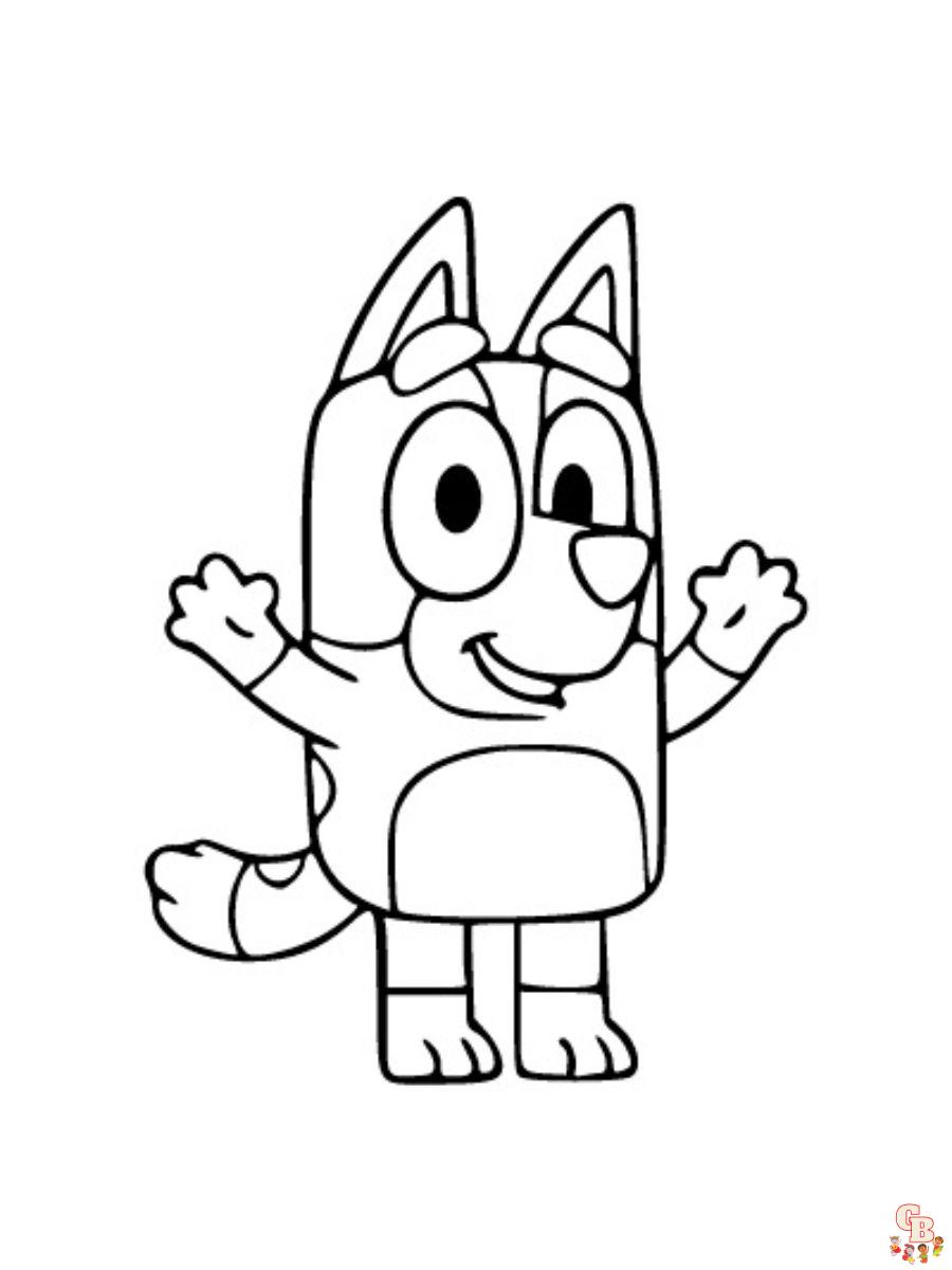 free bluey coloring pages for kids