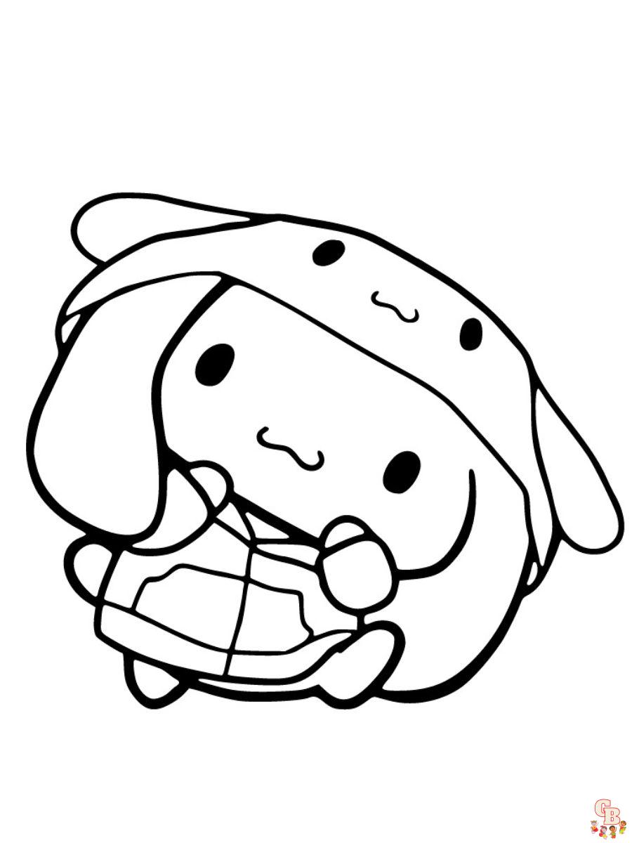 free cinnamoroll coloring pages