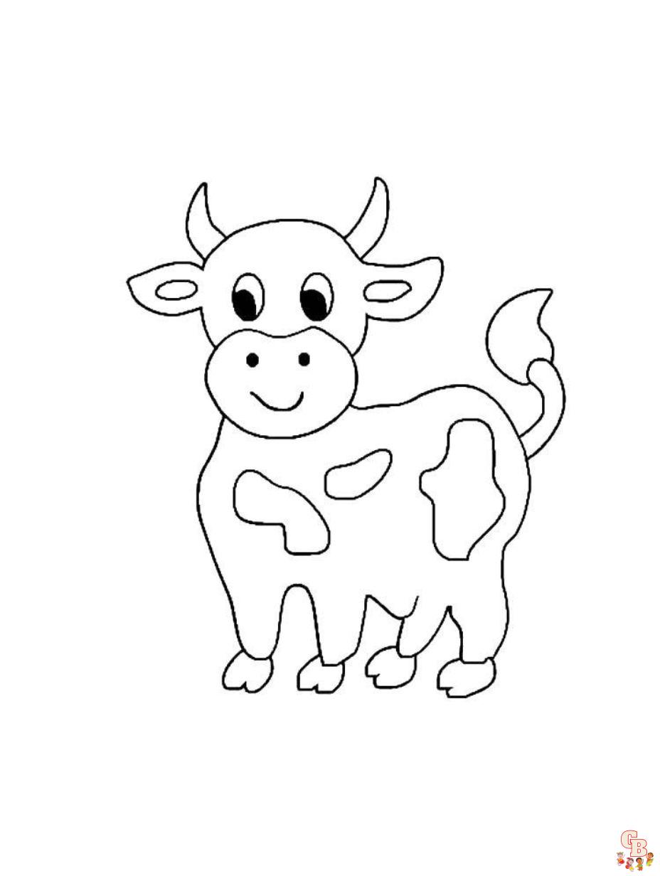 cow coloring pages