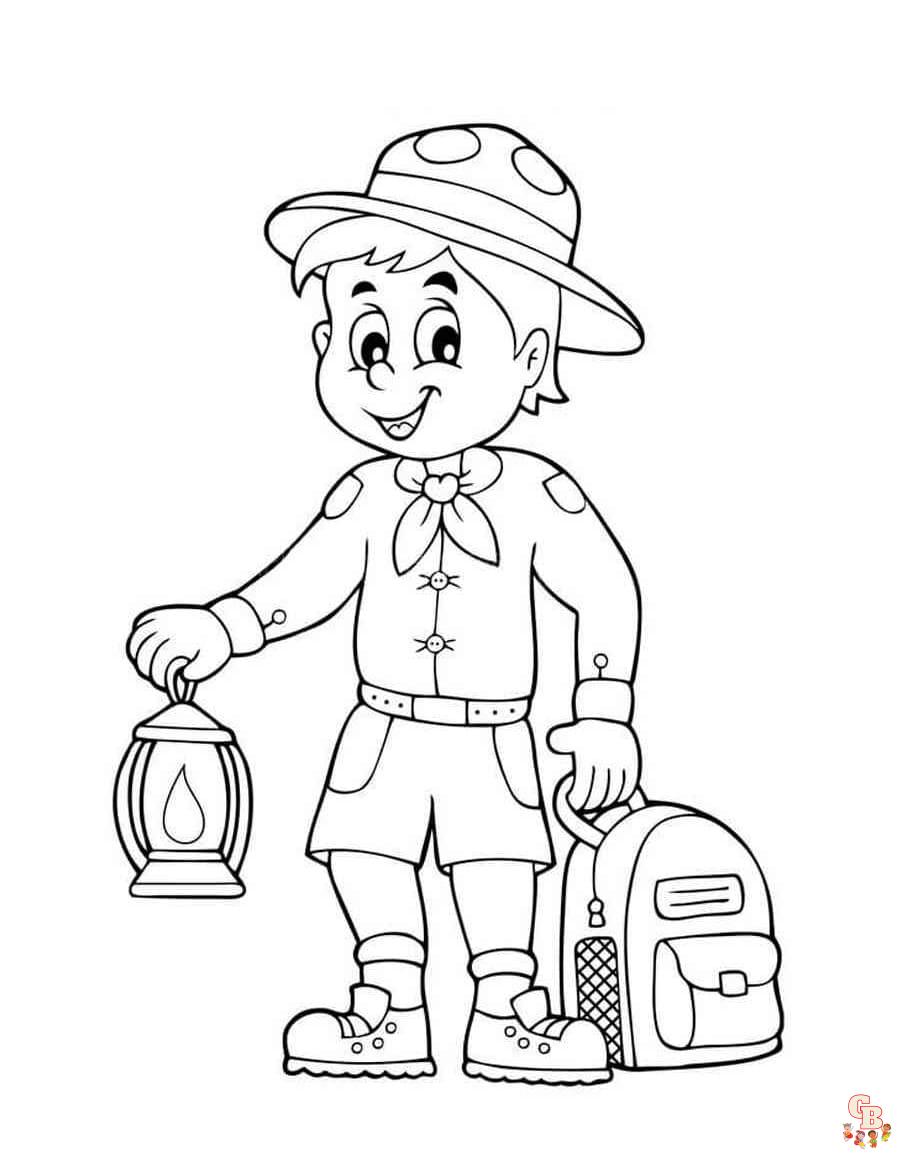 free printable cub scout coloring pages