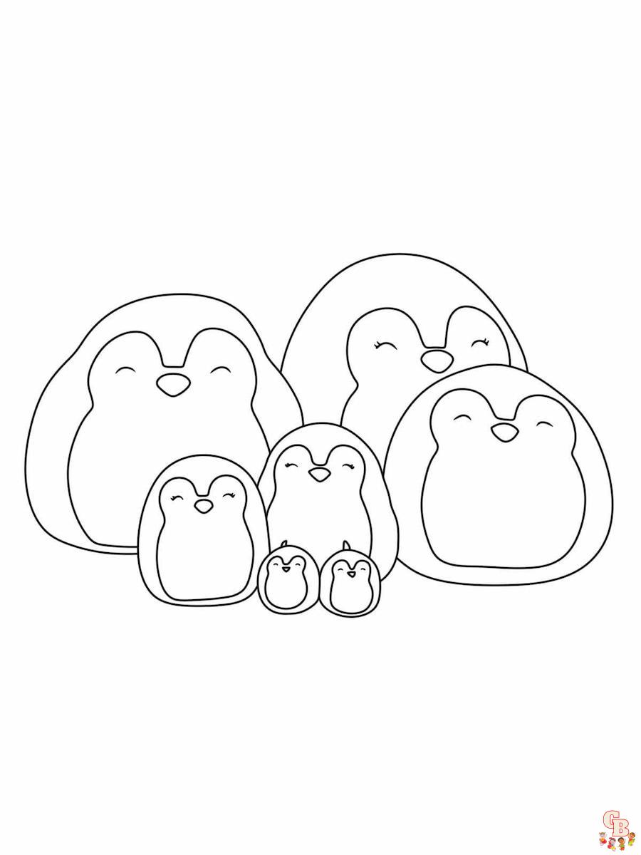free printable squishmallow coloring sheets