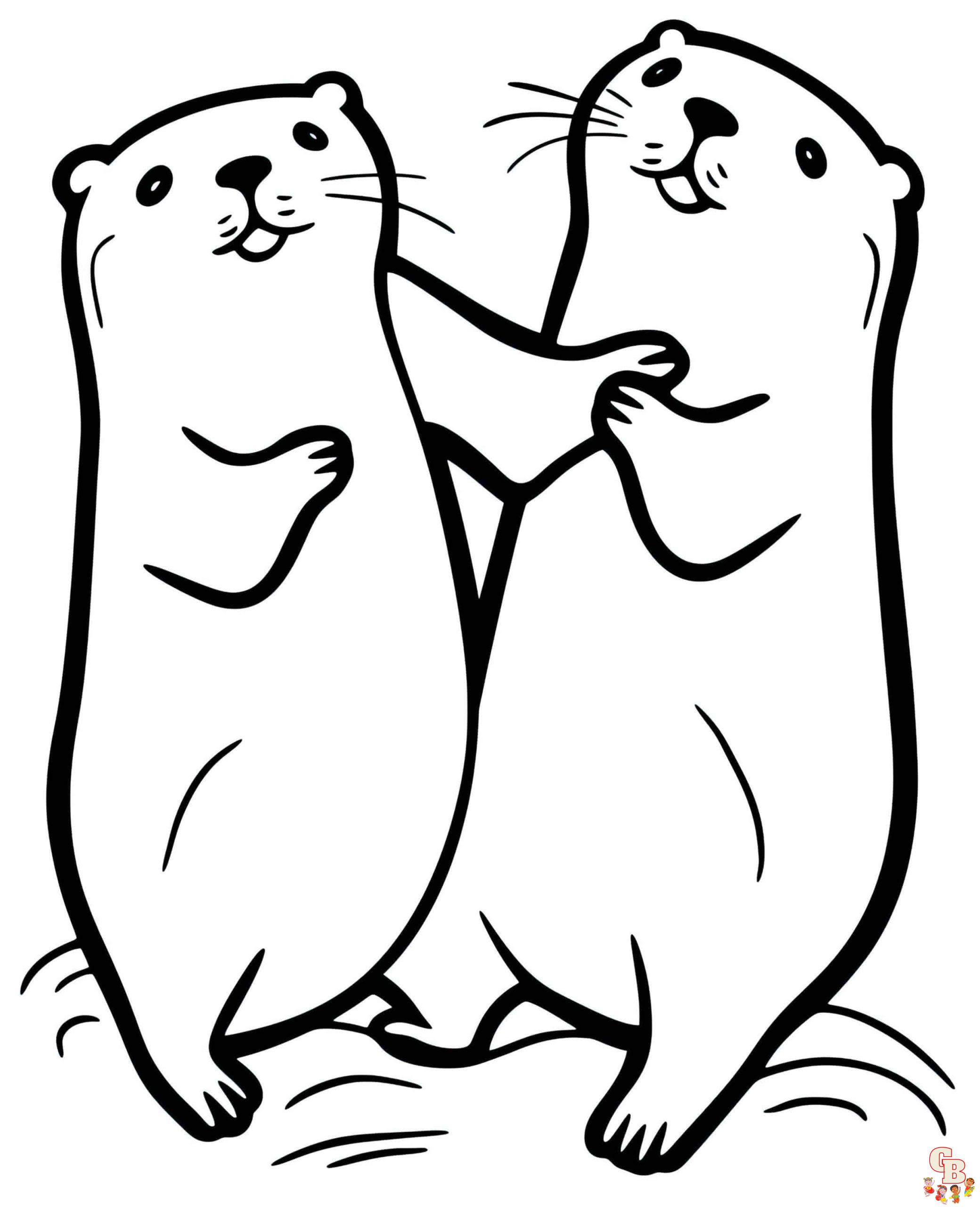 free sea otter coloring pages printable