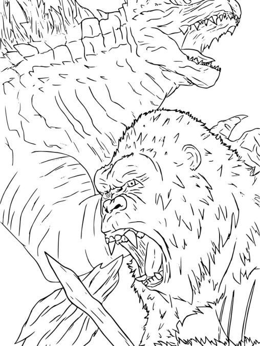 Get Roaring with Free Godzilla Coloring Pages from GBcoloring