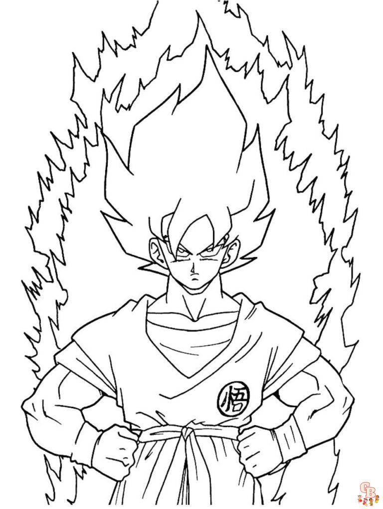 Dragon Ball Z Coloring Pages: Unleash Your Creativity