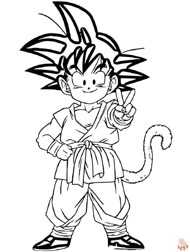 Dragon Ball Z Coloring Pages: Unleash Your Creativity